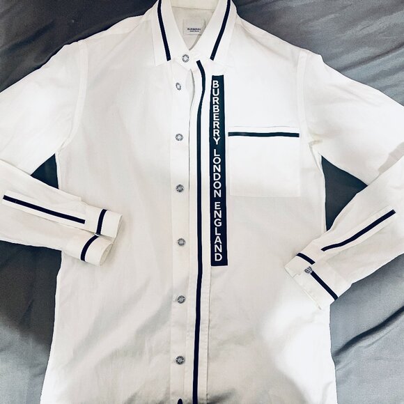 Burberry Other - Burberry Men Dress shirt XXS white